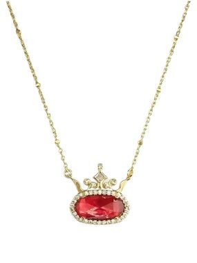 Kendra Scott Disney Elisa Princess Crown Positive Necklace